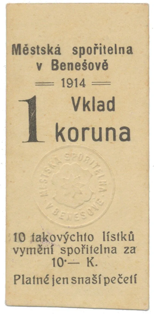 Nouzovky české od roku 1914 — 1