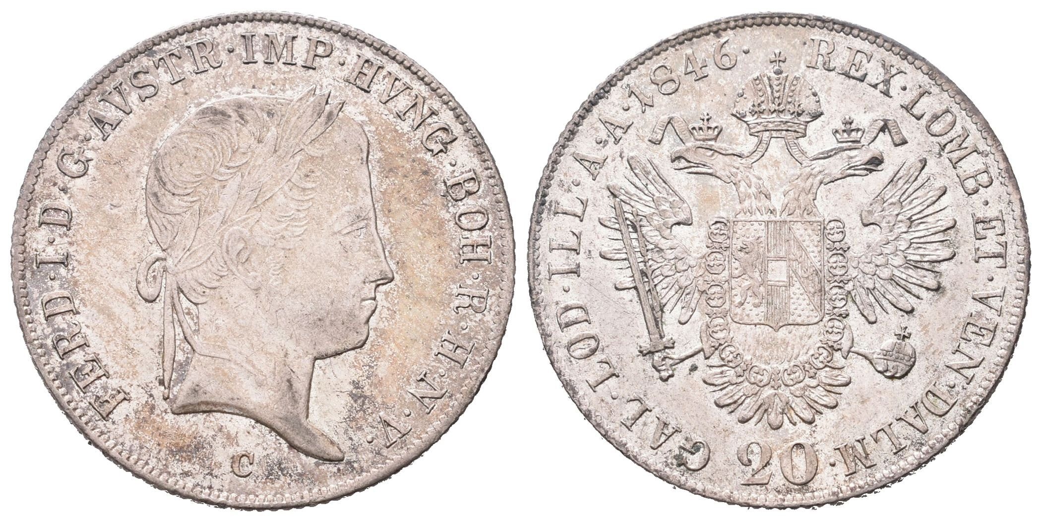 Ferdinand V., 20 Krejcar 1846 C, Praha