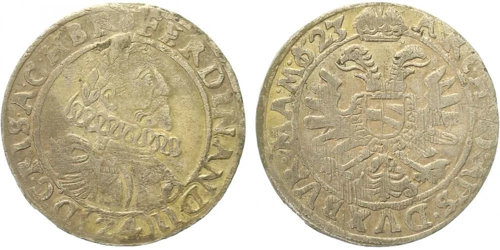 Ferdinand II., 1619 - 1637 (Mince kiprová) — 1