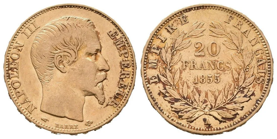 Francie, 20 Frank 1855 A