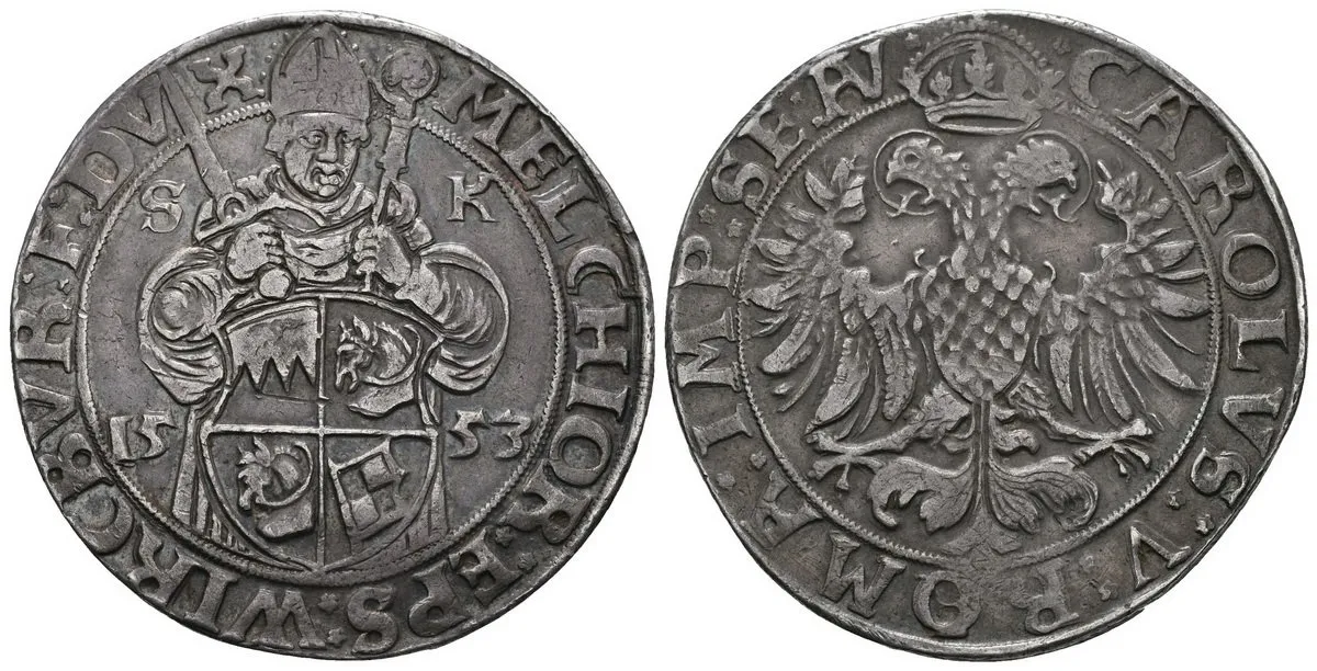 Würzburg - biskupství, Melchior Zobel von Giebelstadt, 1544 - 1558 — 1