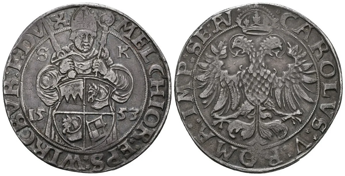 Würzburg - biskupství, Melchior Zobel von Giebelstadt, 1544 - 1558 — 1