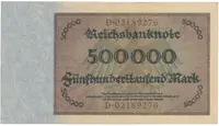 Německo, 500000 Mark 1923, Ro.87b - fotografie 2