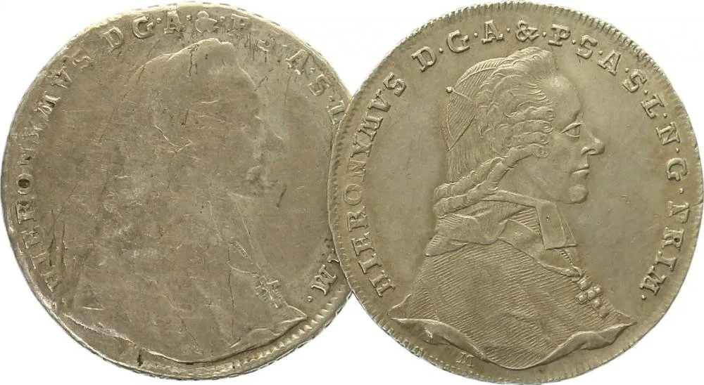 Salzburg - arcibiskupství, Hyeronymus Colloredo, 1772 - 1803 — 1