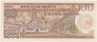 Mexiko, 1000 Pesos 1984, P.81 - fotografie 2