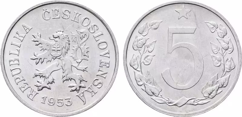 5 Haléř 1953