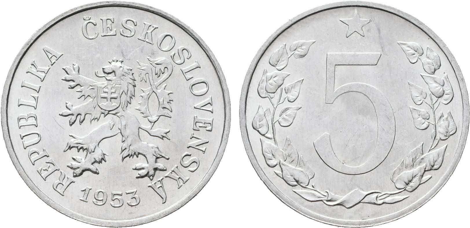 5 Haléř 1953