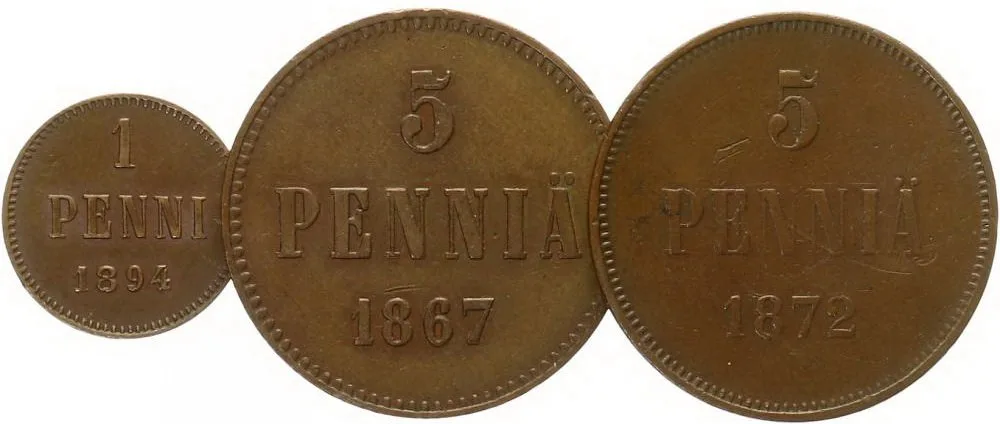 Ražby pro Finsko, Alexander II., 1855 - 1881 — 1