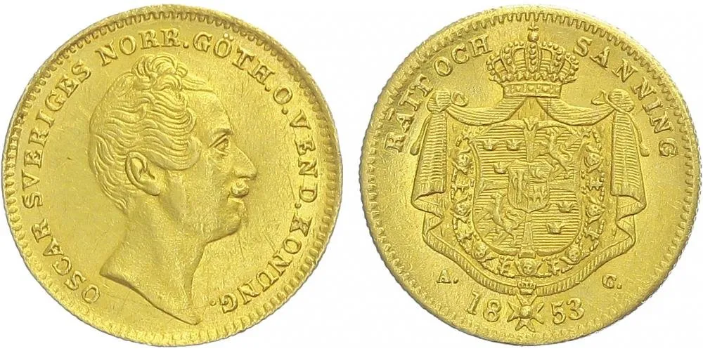 Švédsko, Oscar I., 1844 - 1859 — 1