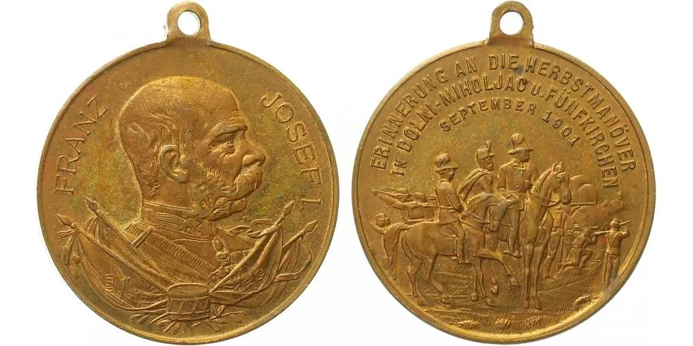 František Josef I., medaile vojenských manévrů — 1