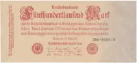 Německo, 500 000 Mark 1923, Ro.91b