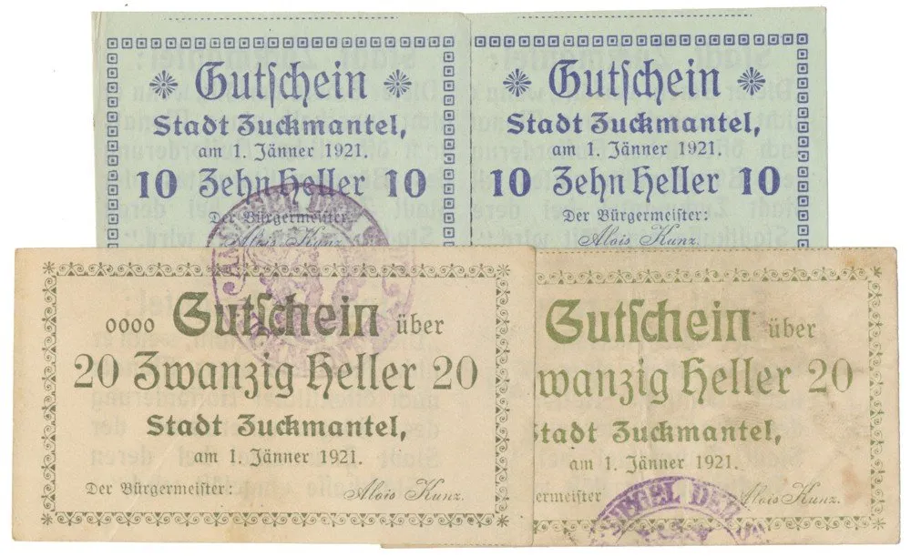 Nouzovky české od roku 1914 — 1