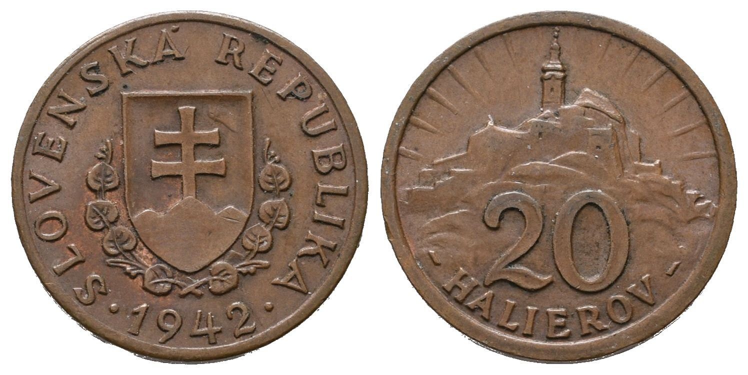 20 Haléř 1942, vzácný