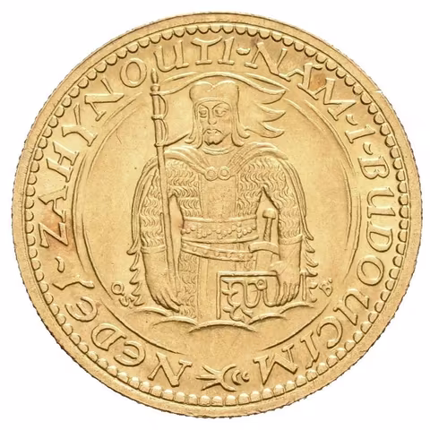 Dukát 1934 (raženo 9729 ks), krásná zachovalost, lesk, patina, drobné rysky a hranky