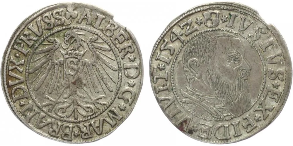 Prusko, Albrecht von Brandenburg, 1525 - 1568 — 1