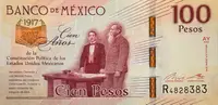 Mexiko, 100 Pesos 2017, pamětní vydání, P.130