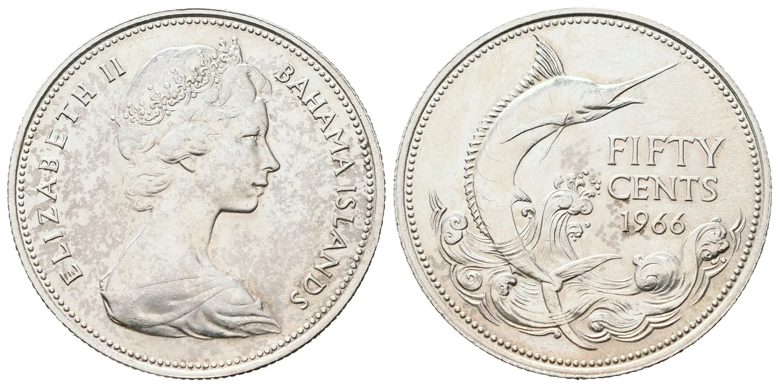 Bahamy, 50 Centů 1966