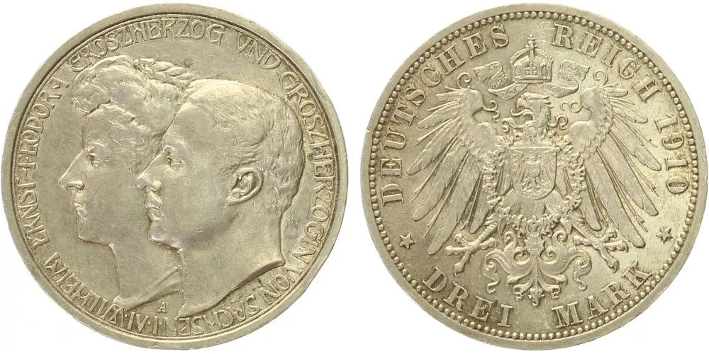 Sasko - Výmar - Eisenach, Wilhelm Ernst, 1901 - 1918 — 1