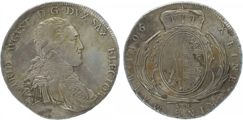 Sasko, Friedrich August III./I., 1763 - 1827 — 1