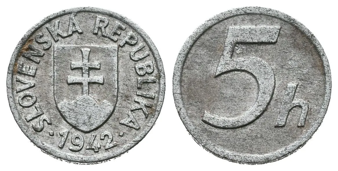 5 Haléř 1942, vzácný