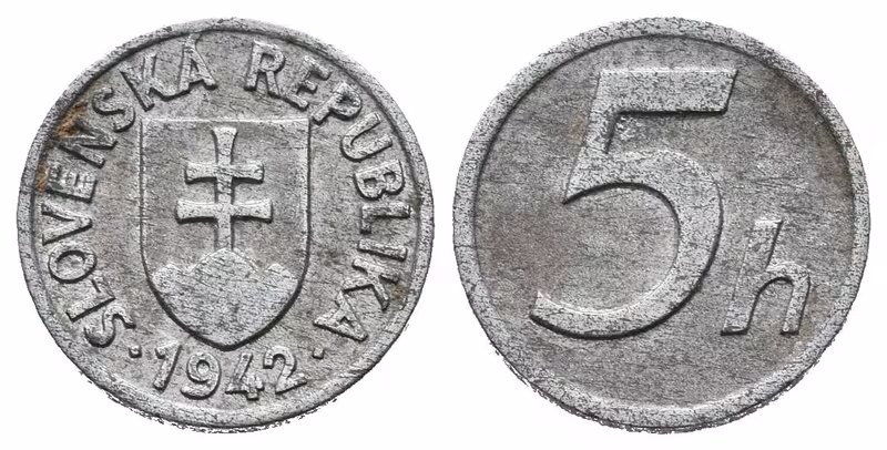 5 Haléř 1942, vzácný