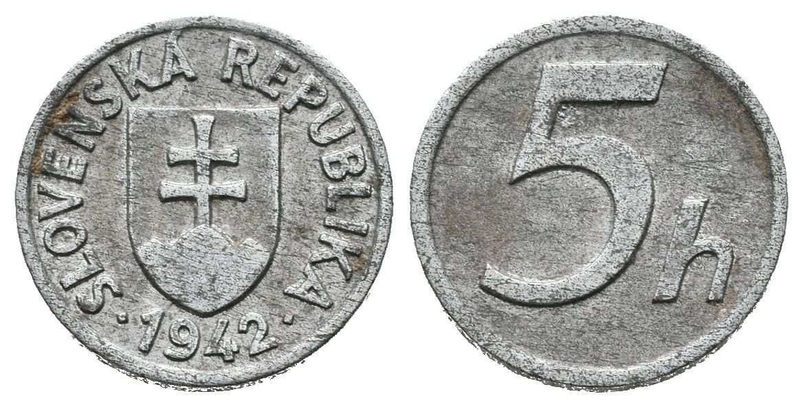 5 Haléř 1942, vzácný