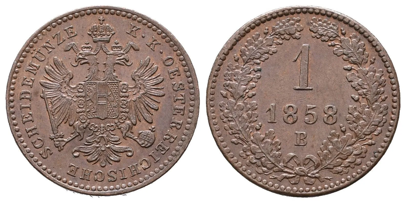 Rakouská a spolková měna, 1857 - 1892 — 1