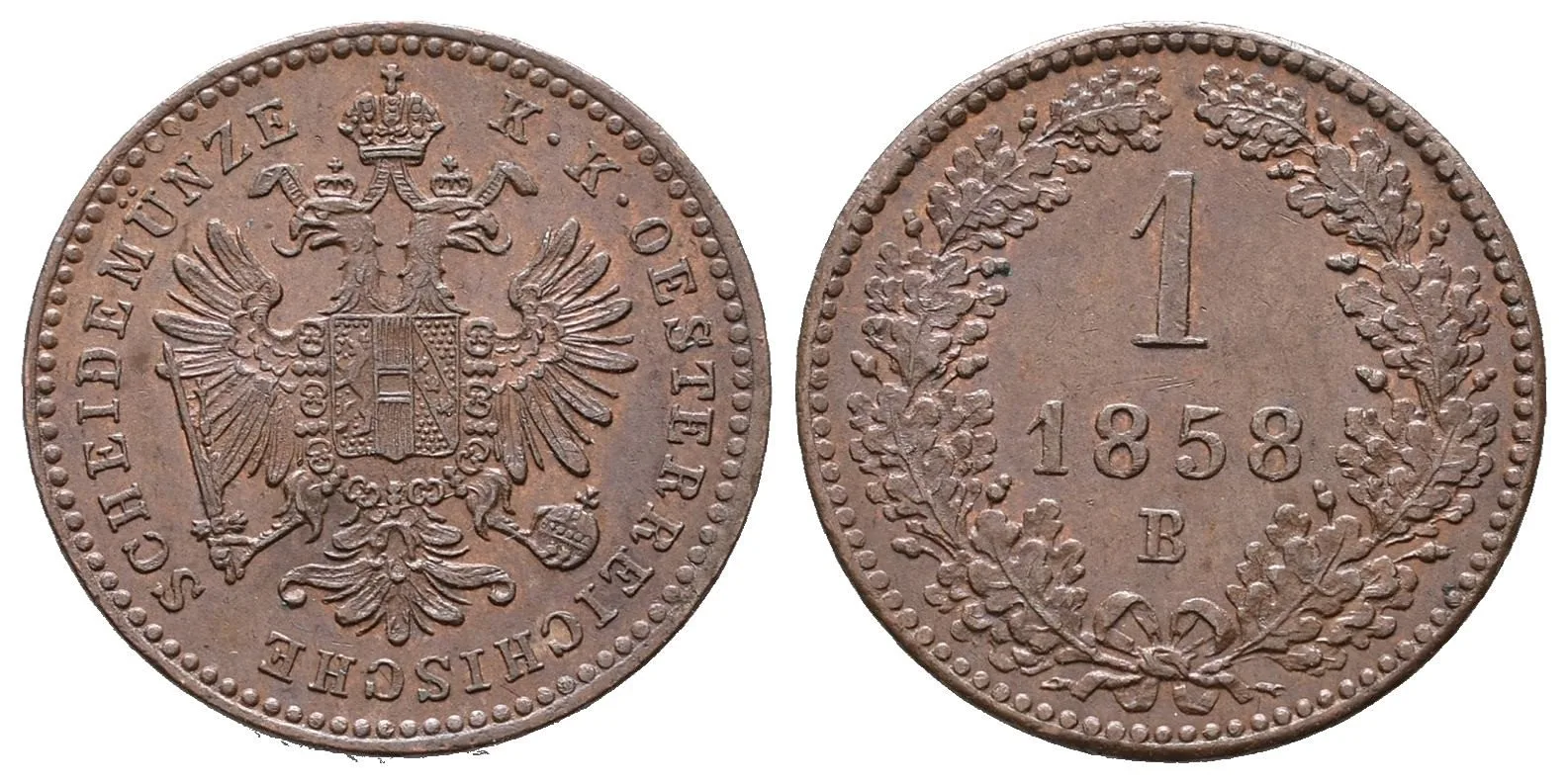 Rakouská a spolková měna, 1857 - 1892 — 1