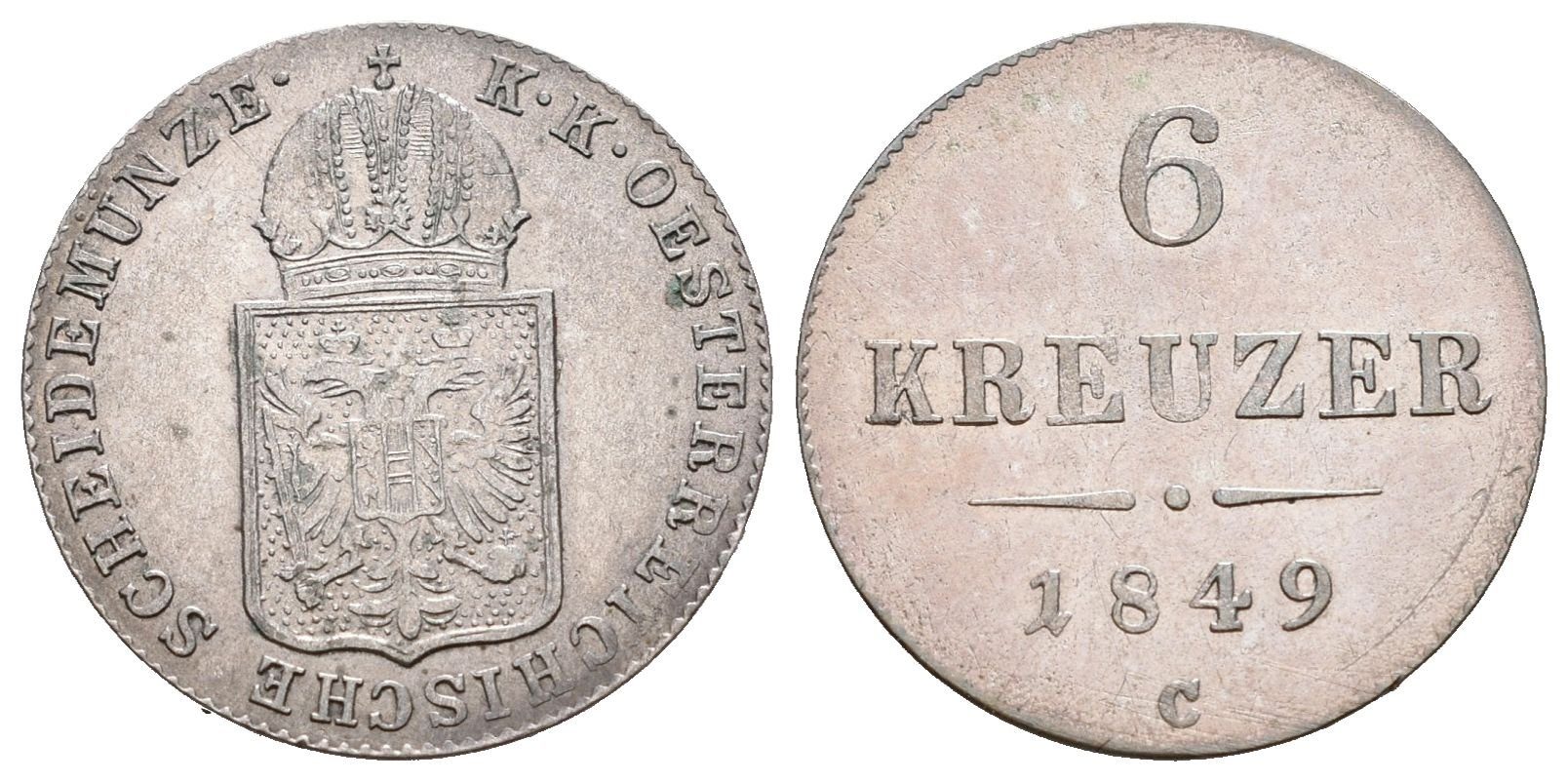 6 Krejcar 1849 C