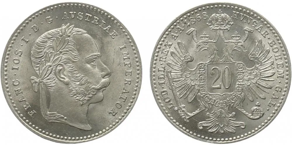 Rakouská a spolková měna, 1857 - 1892 — 1