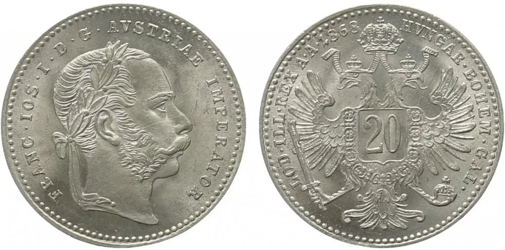 Rakouská a spolková měna, 1857 - 1892 — 1