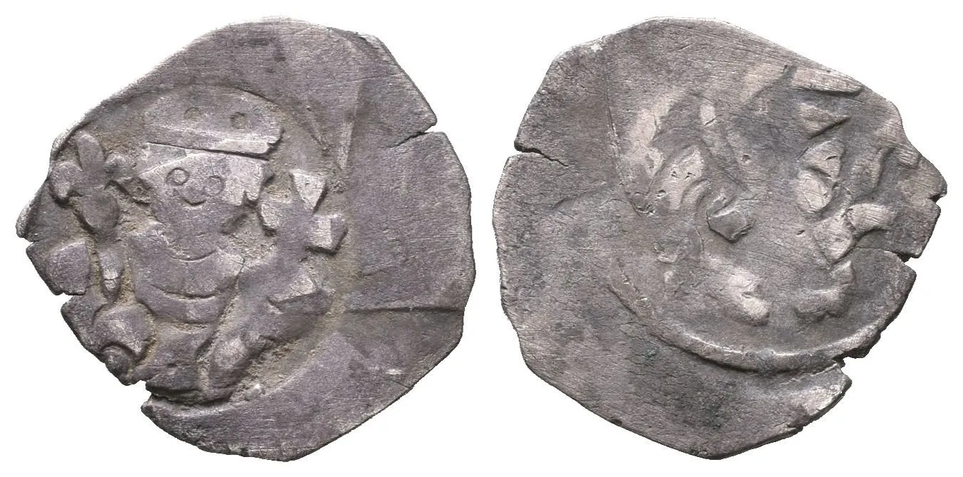 Denár moravský, Cach 902, tmavá patina, exc. a lehce napr. (0,72 g) — 1