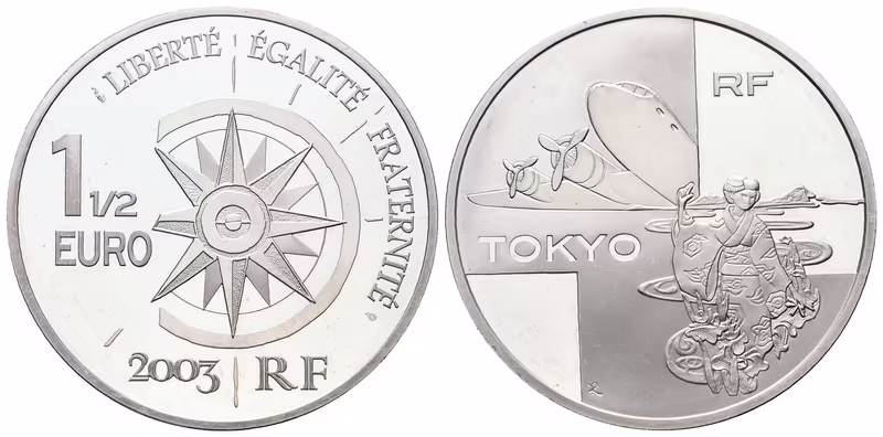 Francie, 1 1/2 Euro 2003