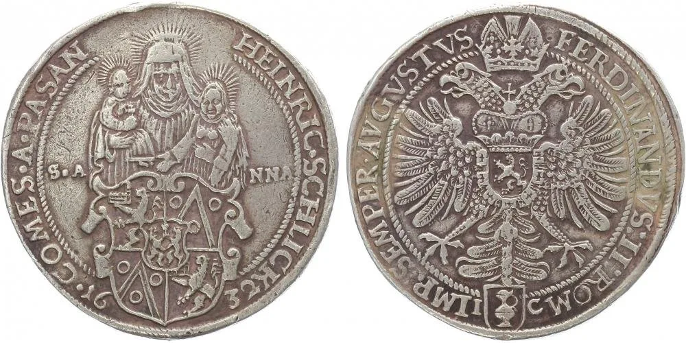 Šlik Jindřich, 1612 - 1650 — 1