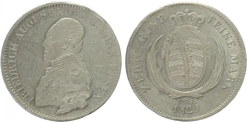 Sasko, Friedrich August III./I., 1763 - 1827 — 1