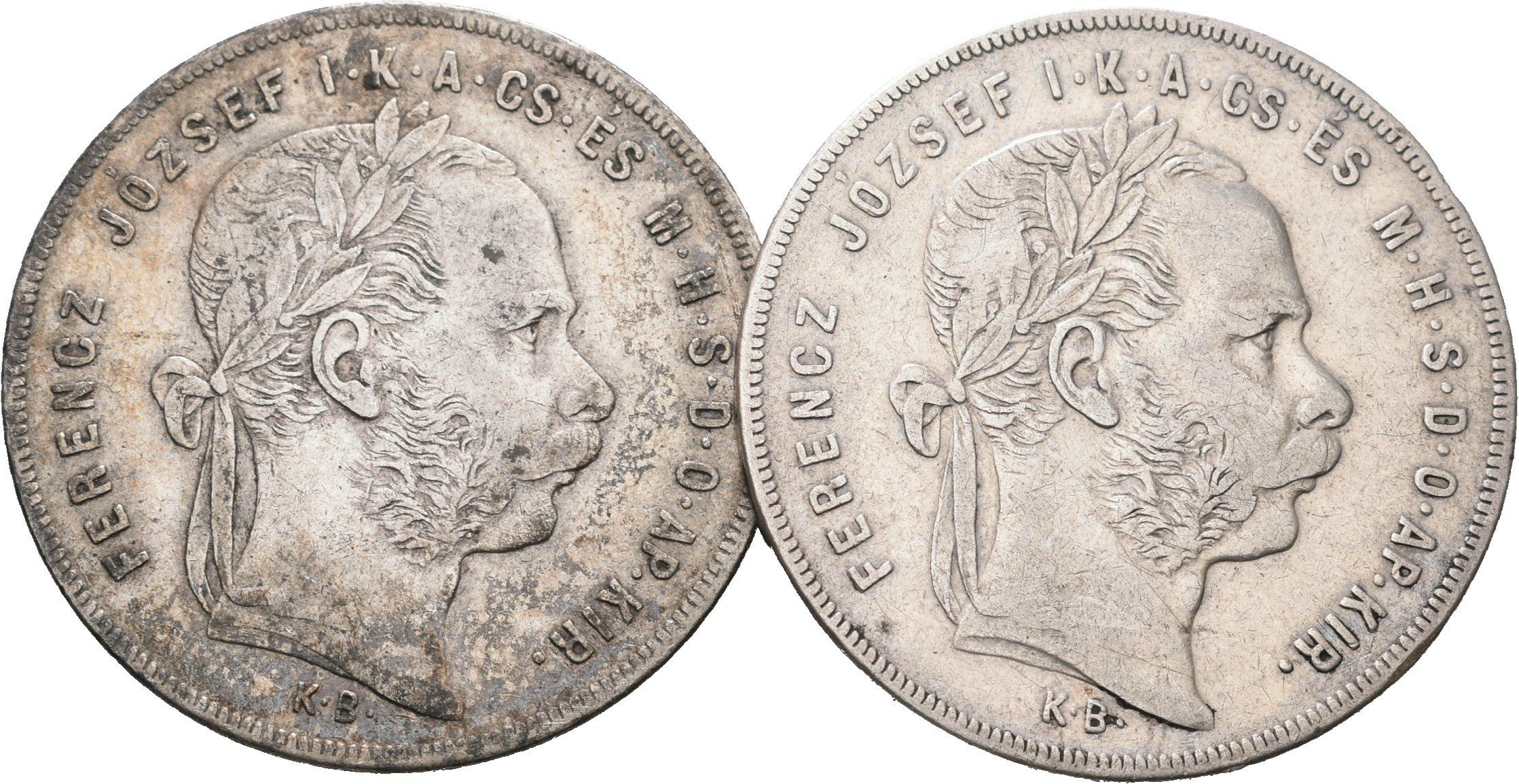 Zlatník 1878 + 1 879, lot 2 kusů