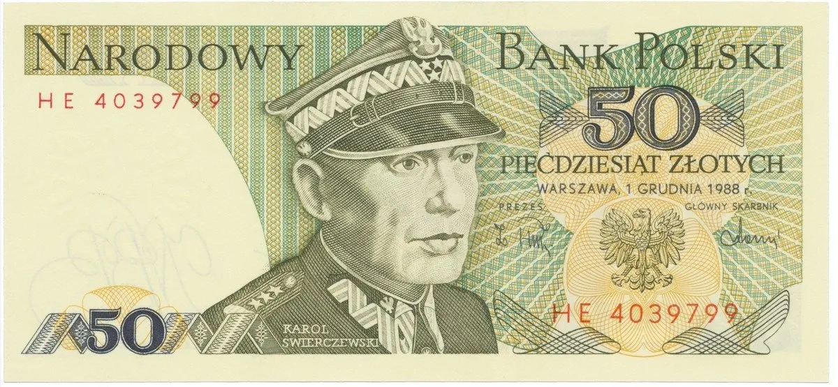 Polsko, 50 Zlotych 1986-1988, P.142c