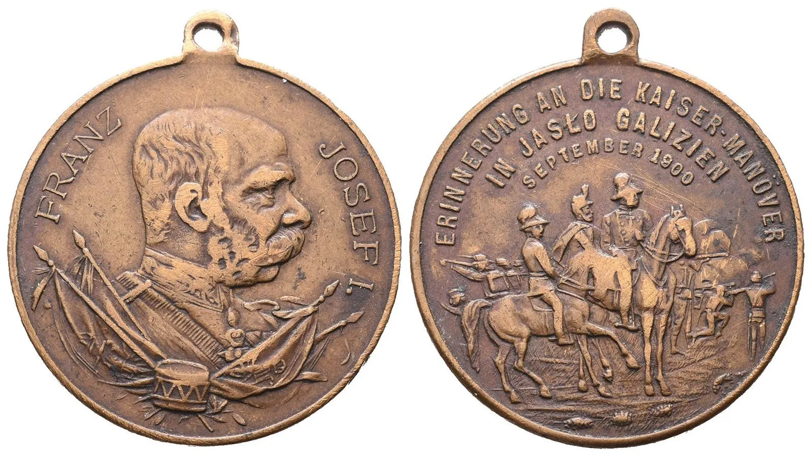 František Josef I., medaile vojenských manévrů — 1