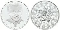 Stříbrná investiční medaile - Jaroslav Seifert - Ag 29 g - 999/1000 + Certifikát
