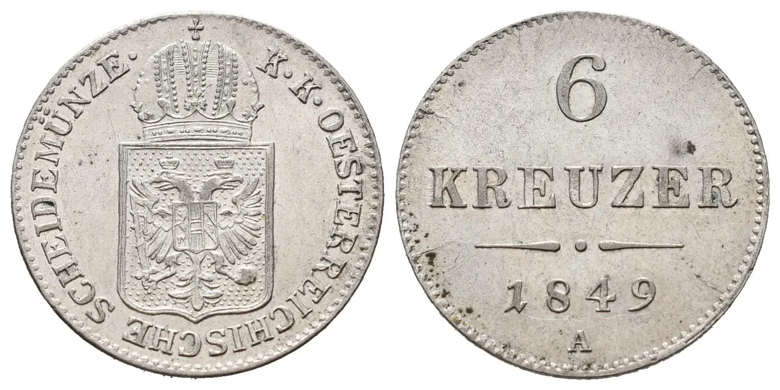 6 Krejcar 1849 A