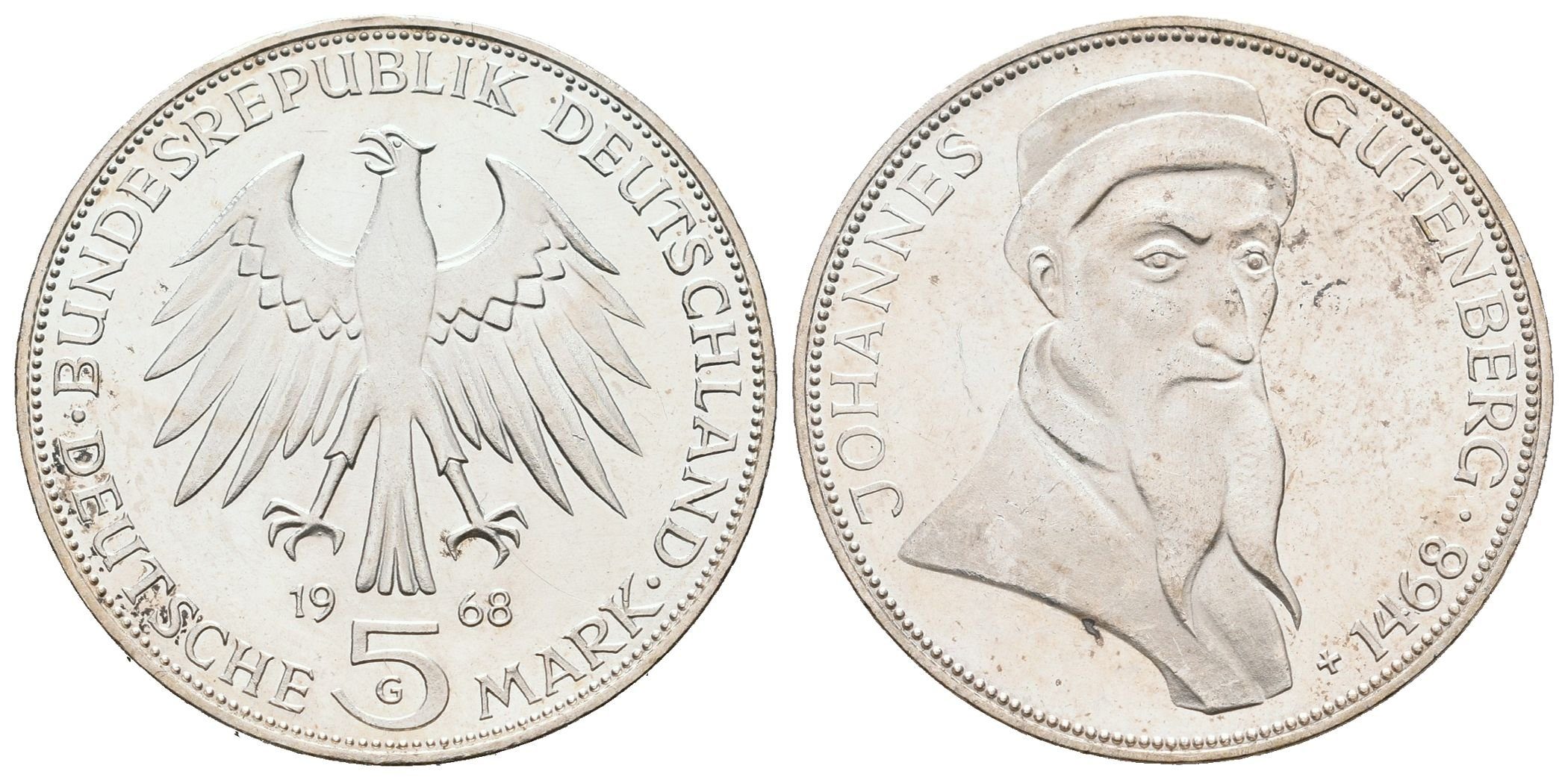 SRN, 5 Marka 1968 G - Gutenberg