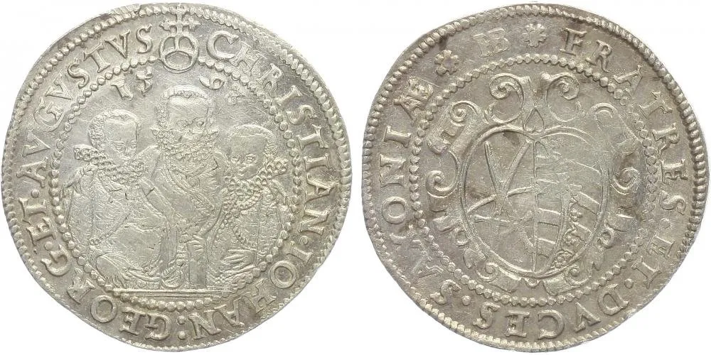 Sasko, Christian II., Johann Georg I. a August, 1591 - 1611 — 1