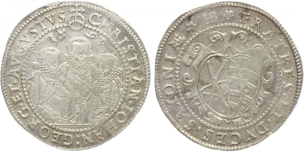 Sasko, Christian II., Johann Georg I. a August, 1591 - 1611 — 1