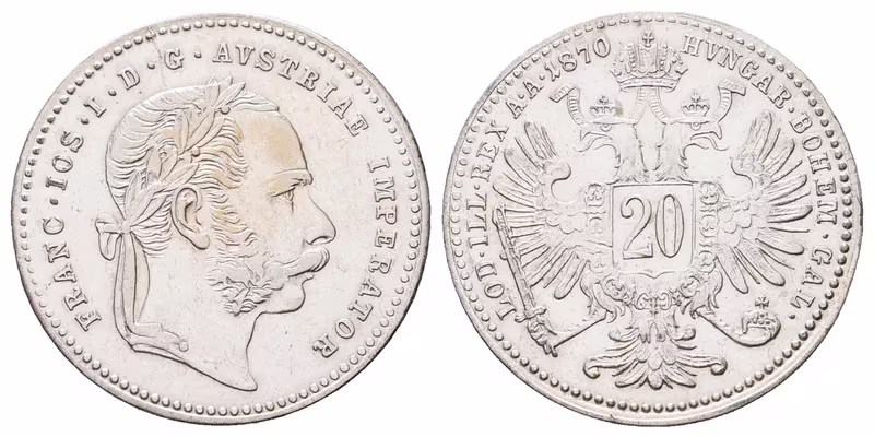 20 Krejcar 1870