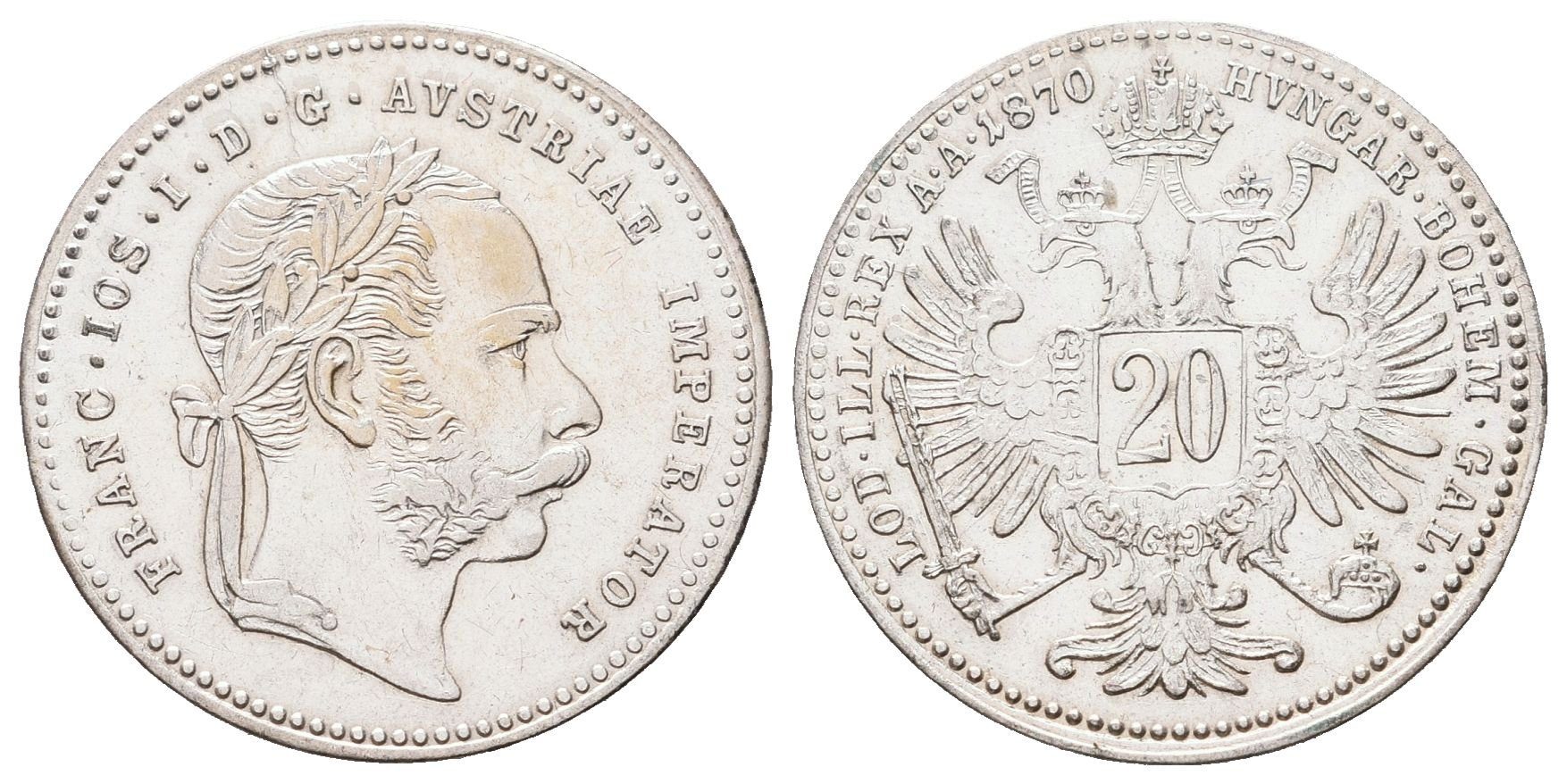20 Krejcar 1870