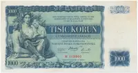 1000 Koruna 1934, SPECIMEN, Hej.27a.S1
