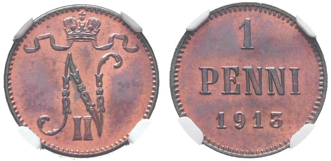 Ražby pro Finsko, Mikuláš II., 1894 - 1917 — 1