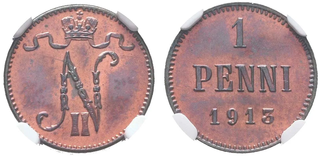 Ražby pro Finsko, Mikuláš II., 1894 - 1917 — 1