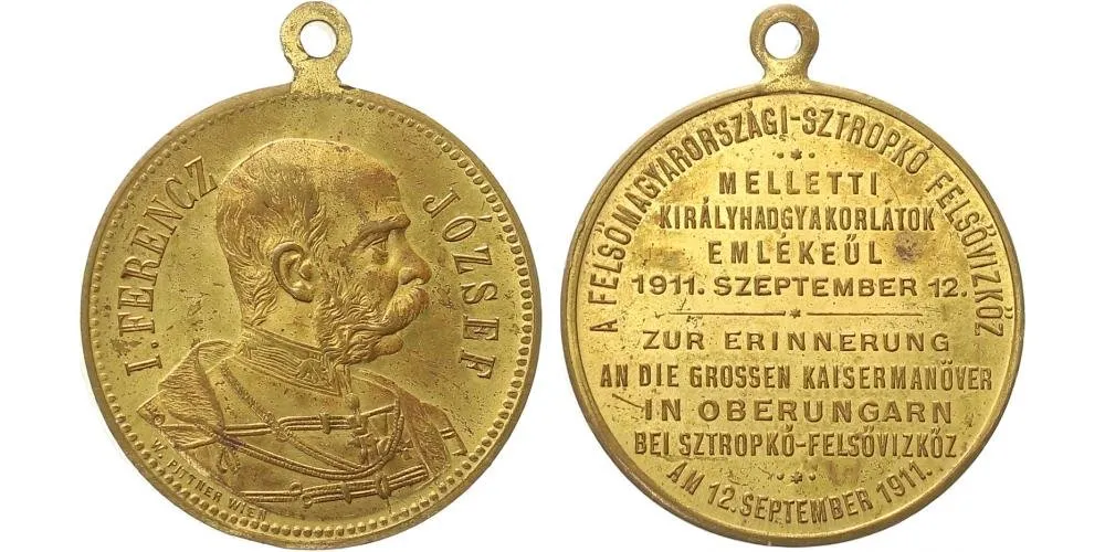 František Josef I., medaile vojenských manévrů — 1