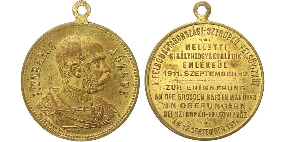 František Josef I., medaile vojenských manévrů — 1